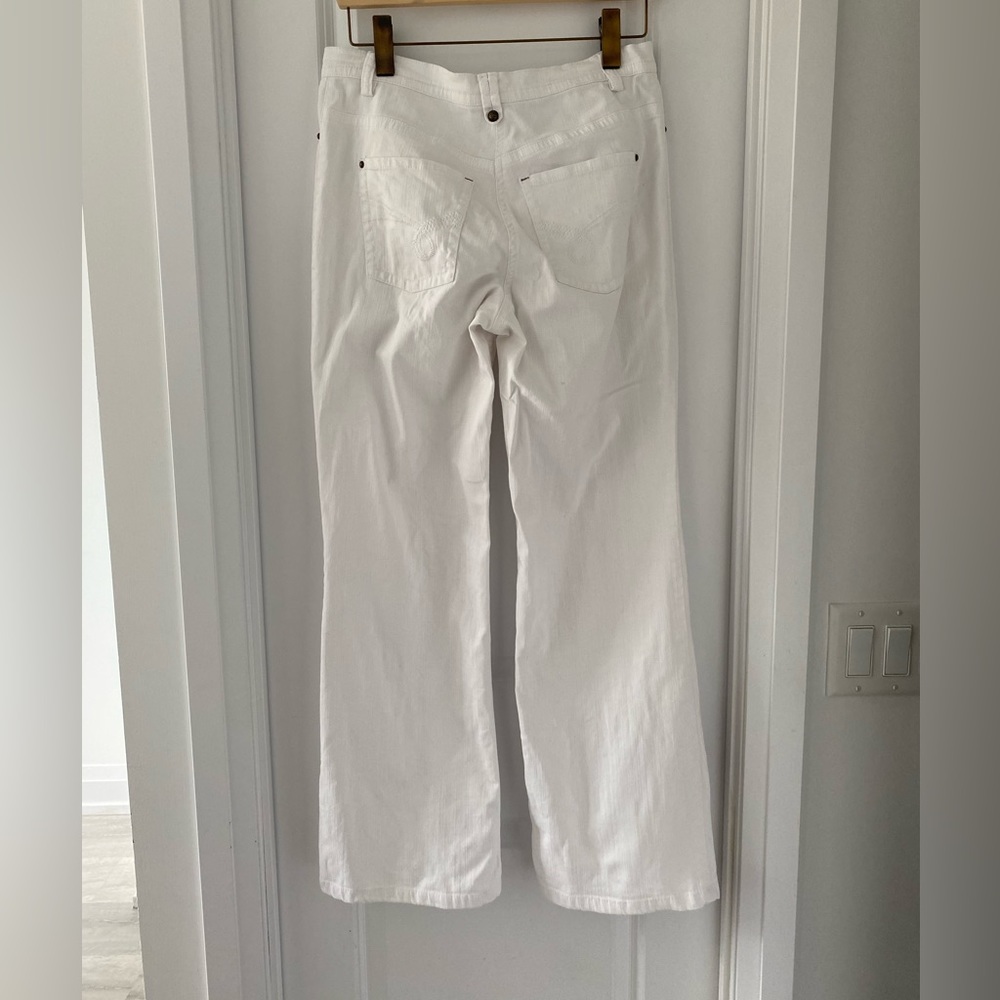 Bootcut twill pants. - Picture 5 of 8